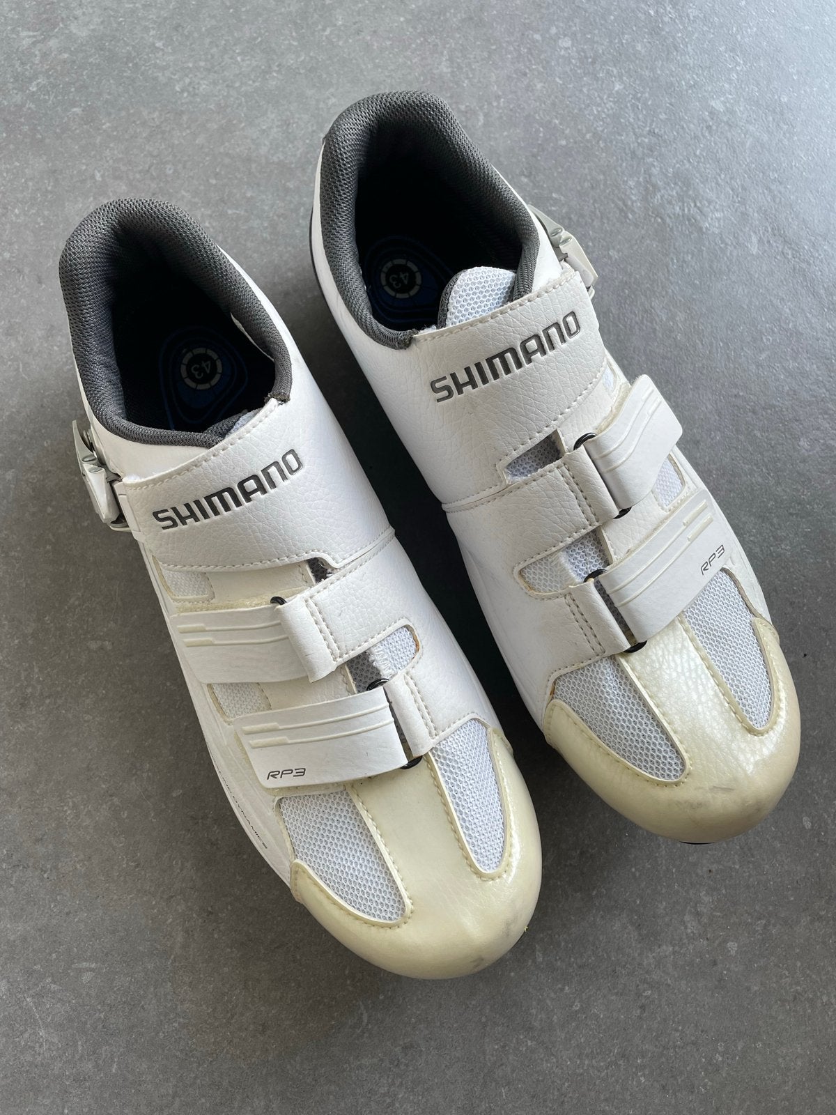 Shimano RP3 racefiets schoenen - Maat 43 (valt als maat 41), Gebruikt, Schoenen, Overige maten, Ophalen of Verzenden