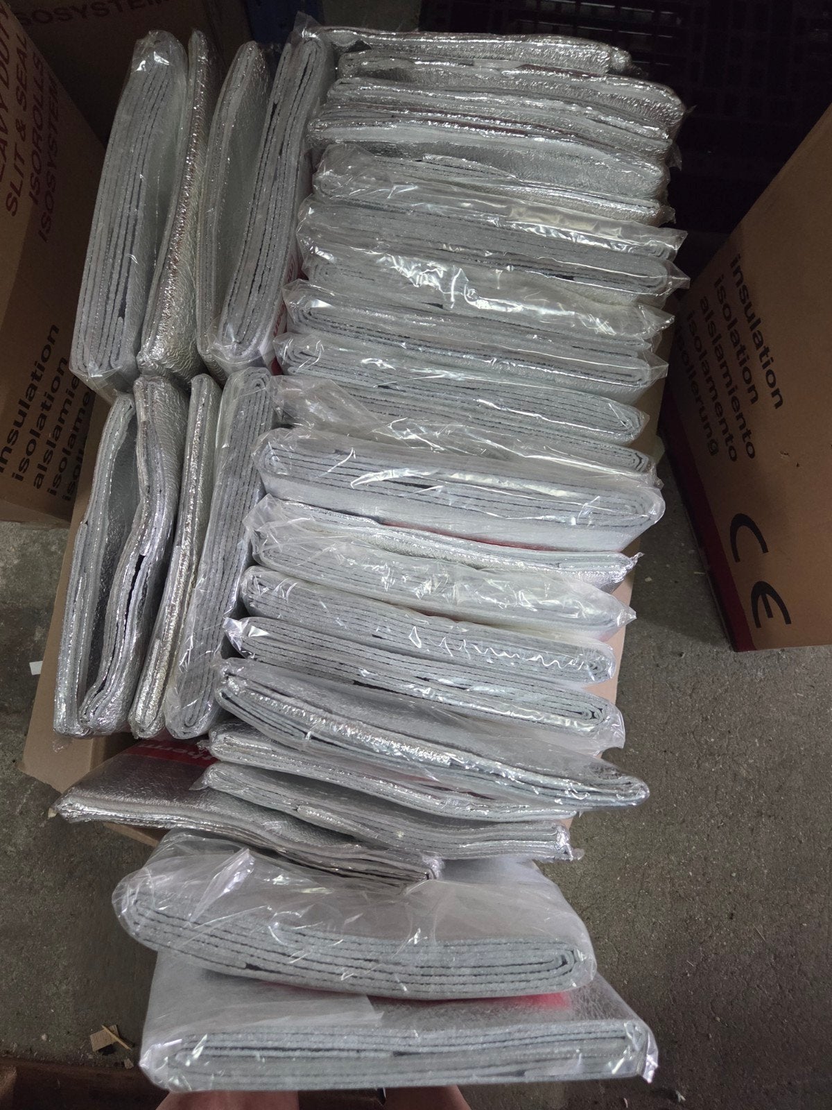 35 stuks radiatorfolie diverse afmetingen, Ophalen of Verzenden