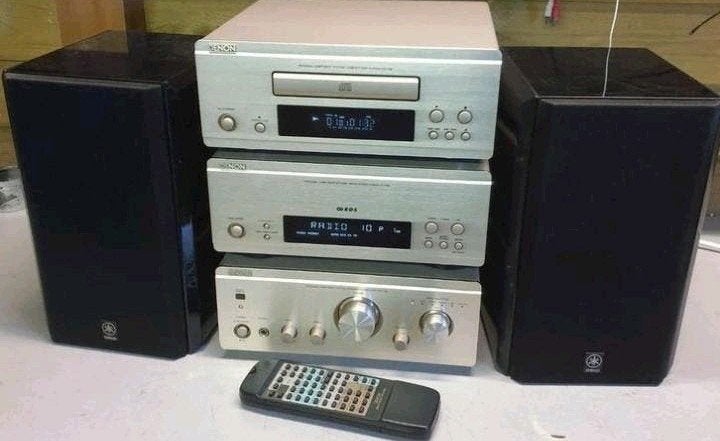 Denon stereo set f88 + yamaha speakers nx-e200 + remote, Audio, Tv en Foto, Stereo-sets, Ophalen of Verzenden, Cd-speler, Denon