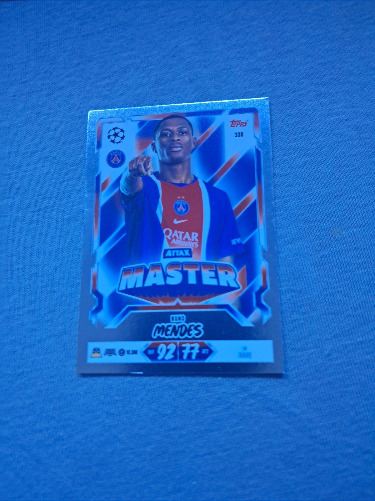 Voetbalkaart Topps Match Attax Mendes. NIEUW!, Hobby en Vrije tijd, Ophalen of Verzenden, Nieuw, Plaatje