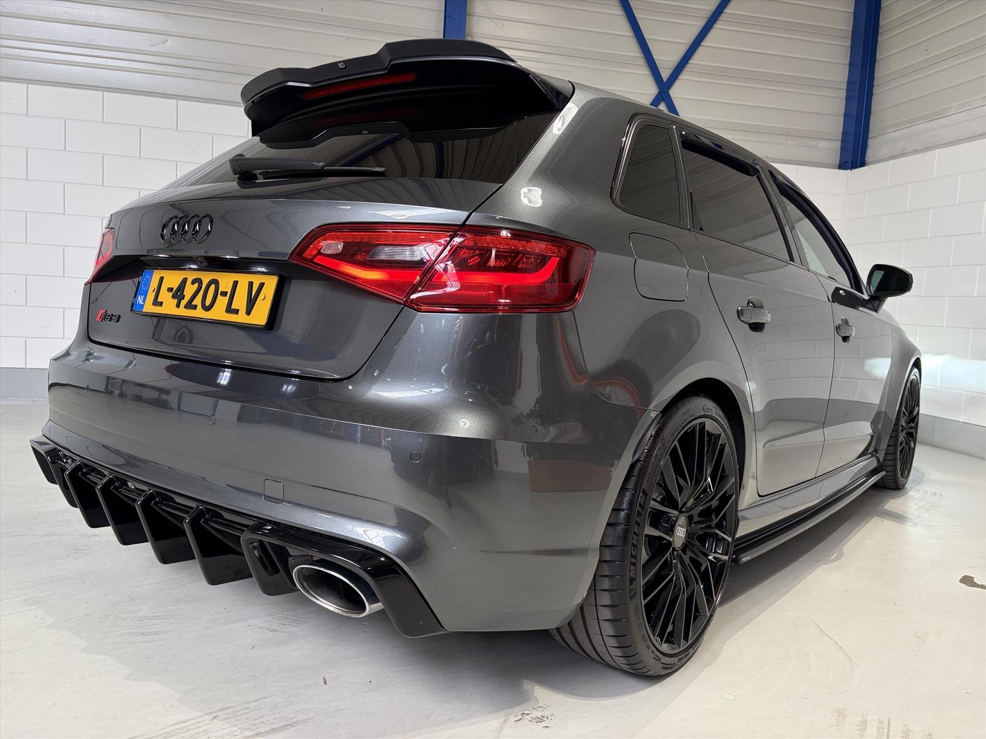 Audi Rs3 2.5TFSI 367PK, B&O, Schaalstoelen, Milltek, Maxton, Gebruikt, RS3, 367 pk, Leder