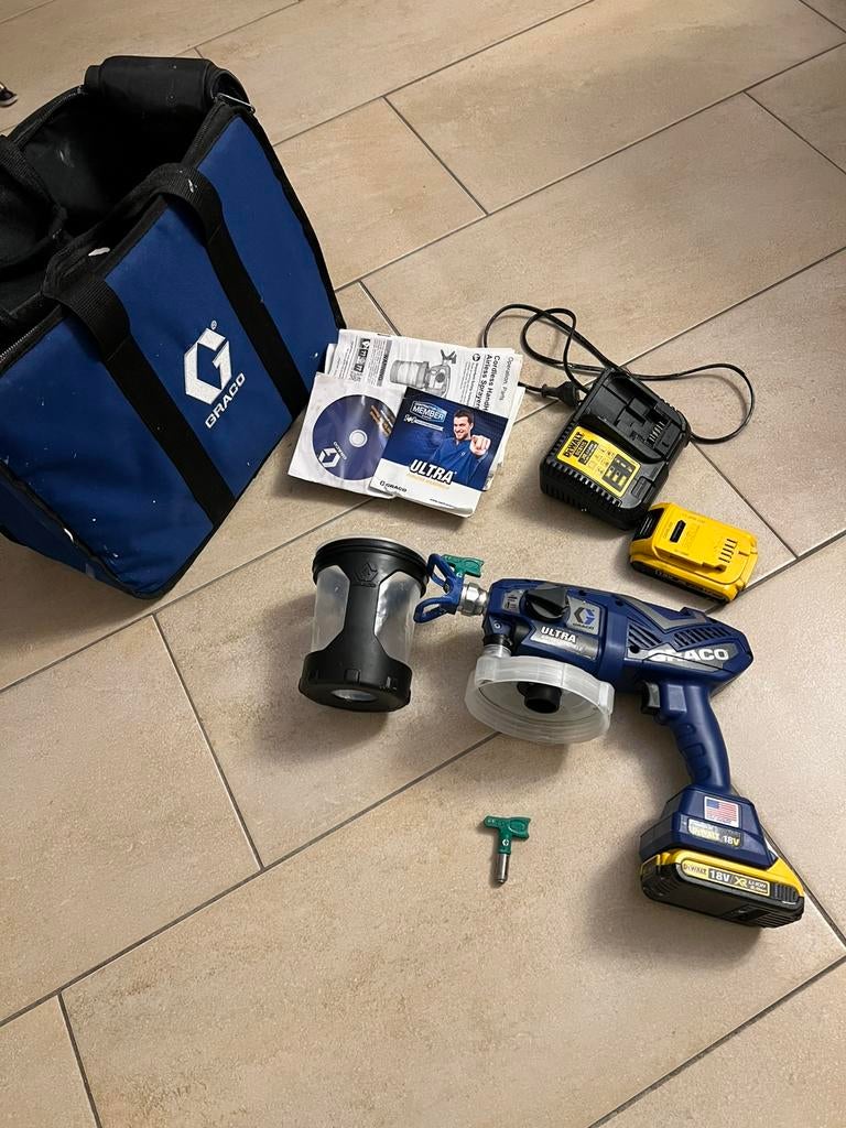 Graco verfspuit     Graco verfspuit     Graco airless, Ophalen of Verzenden, Zo goed als nieuw, Verfspuit of Verfpomp