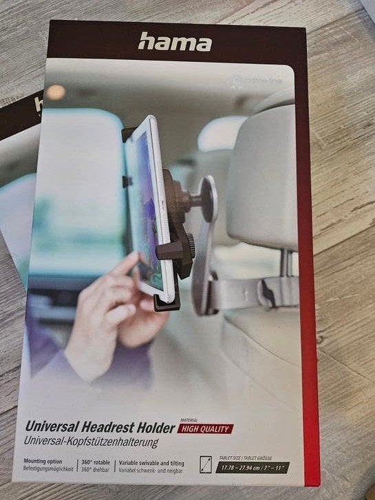 2 x Hama universele tablethouder voor auto, Ophalen of Verzenden, Zo goed als nieuw