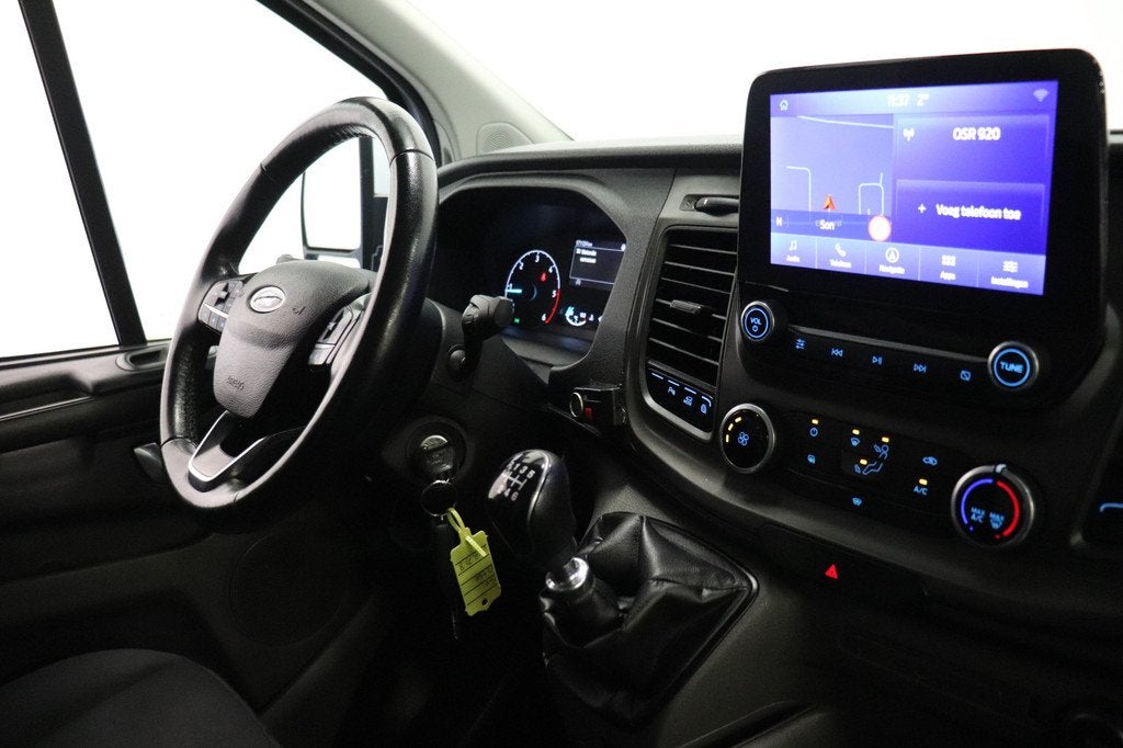 Ford Transit Custom 2.0 TDCI MHEV EURO 6 - Airco - Cruise -, Auto's, Voorwielaandrijving, Stof, 4 cilinders, Wit