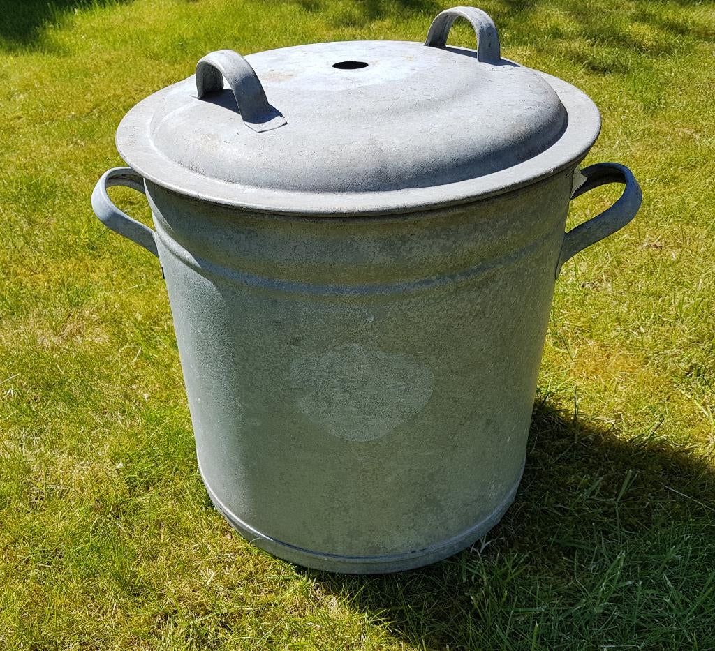Zinken Weckketel, Ophalen, Zo goed als nieuw, Metaal, Vintage