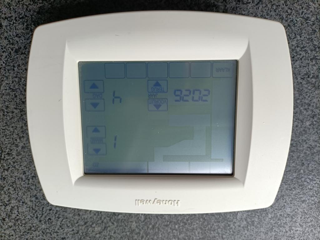 Honeywell Vision Klokthermostaat, Ophalen of Verzenden, Gebruikt