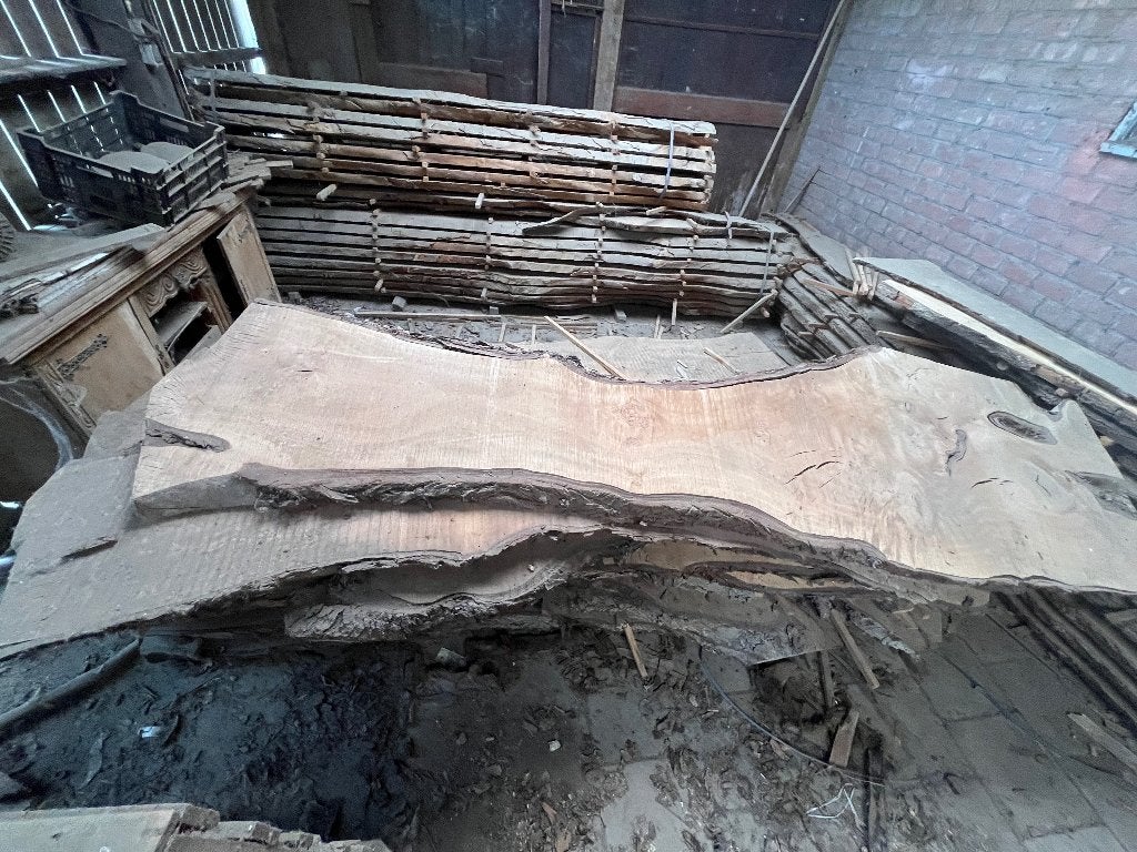 Boomstam hout boomstam tafel schaal delen, Ophalen, Overige typen, Nieuw, 200 tot 250 cm