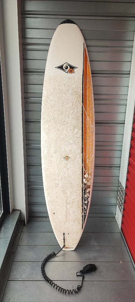 BIC Sport surfplank 7'9 Gérard Dabbadie, Watersport en Boten, Golfsurfen, Ophalen, Gebruikt, Funboard, Met koord