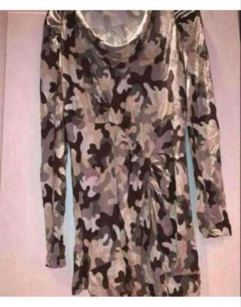 Zara Jurk Maat 40 Camouflage Print, Maat 38/40 (M), Overige kleuren, Ophalen of Verzenden, Zo goed als nieuw