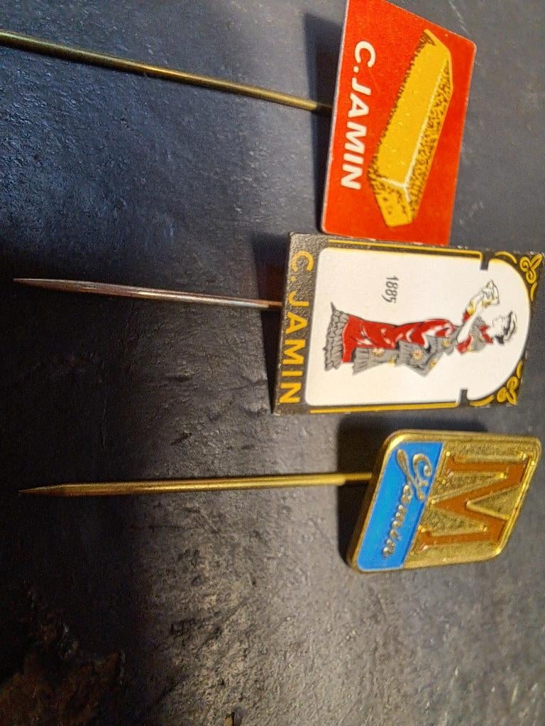 Speldjes Jamin, Verzamelen, Speldjes, Pins en Buttons, Ophalen of Verzenden, Gebruikt, Overige onderwerpen