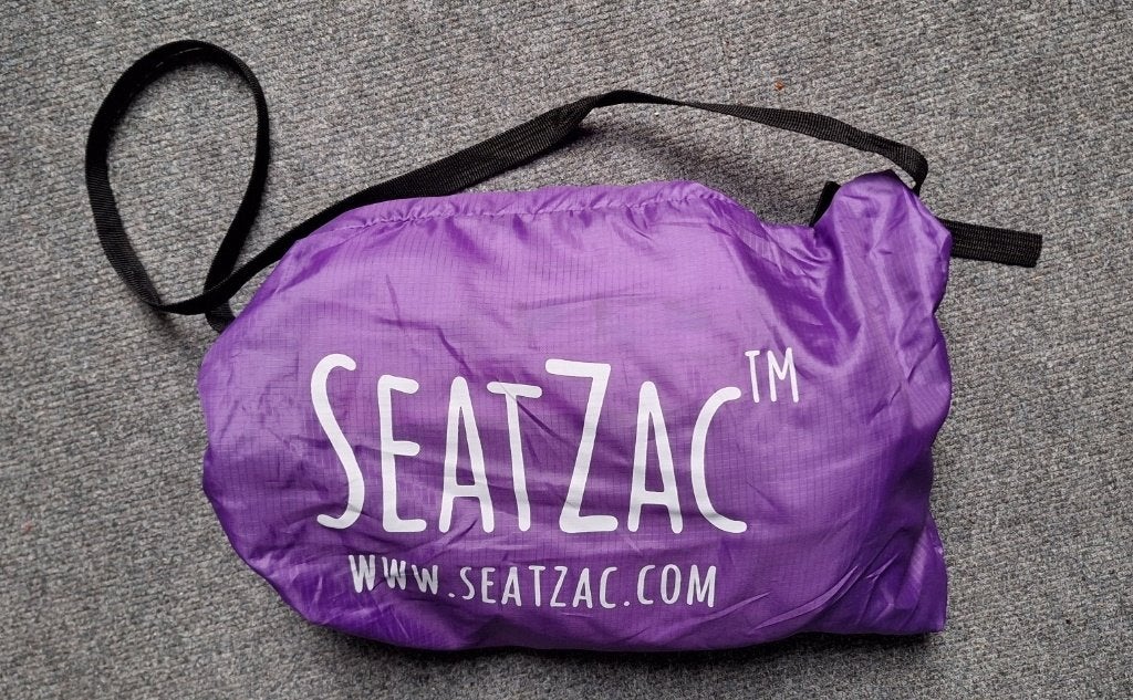 SeatZac – opblaasbare zitzak, Ophalen of Verzenden, Nieuw, Paars, Zitzak