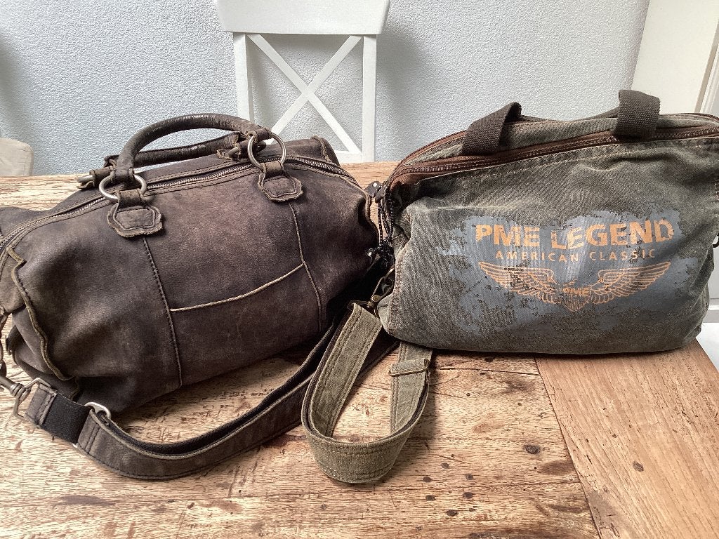 Stoere herentassen, Ophalen of Verzenden, Overige kleuren, Leer