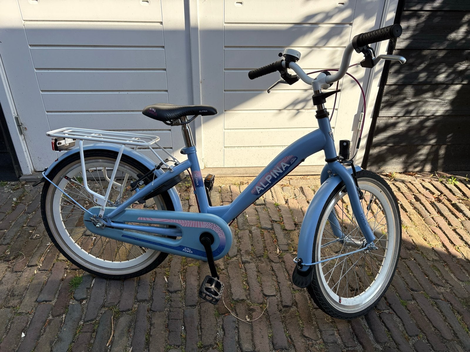 Alpina kinderfiets 20 inch - goede staat!, Ophalen, Zo goed als nieuw, Velgrem, 20 inch of meer