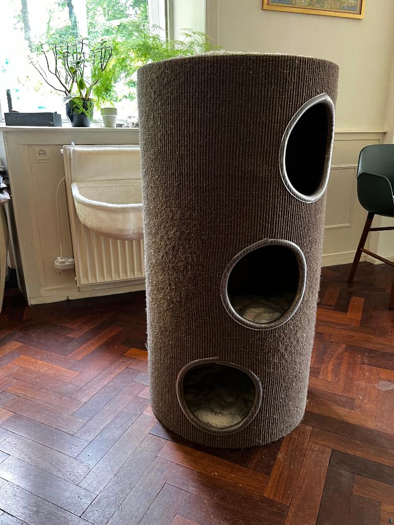 katten krabpaal, Ophalen, Gebruikt, Krabpaal
