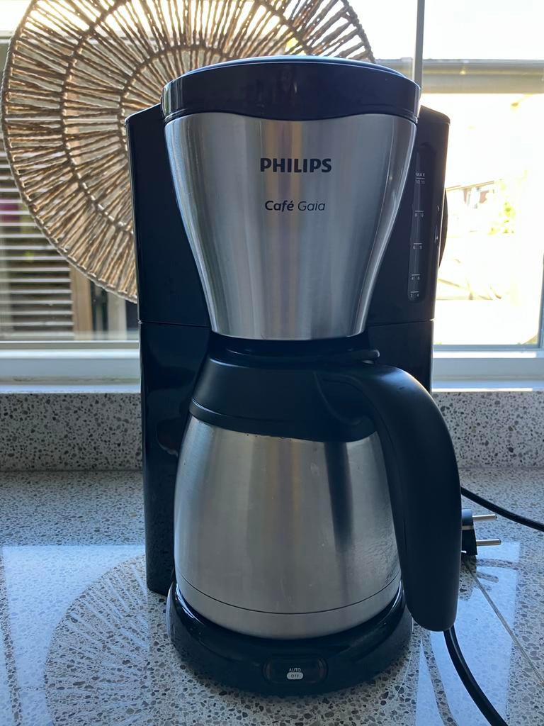 Philips Café Gaia Koffiezetapparaat - Zo goed als nieuw, Witgoed en Apparatuur, Koffiezetapparaten, 10 kopjes of meer, Koffiemachine