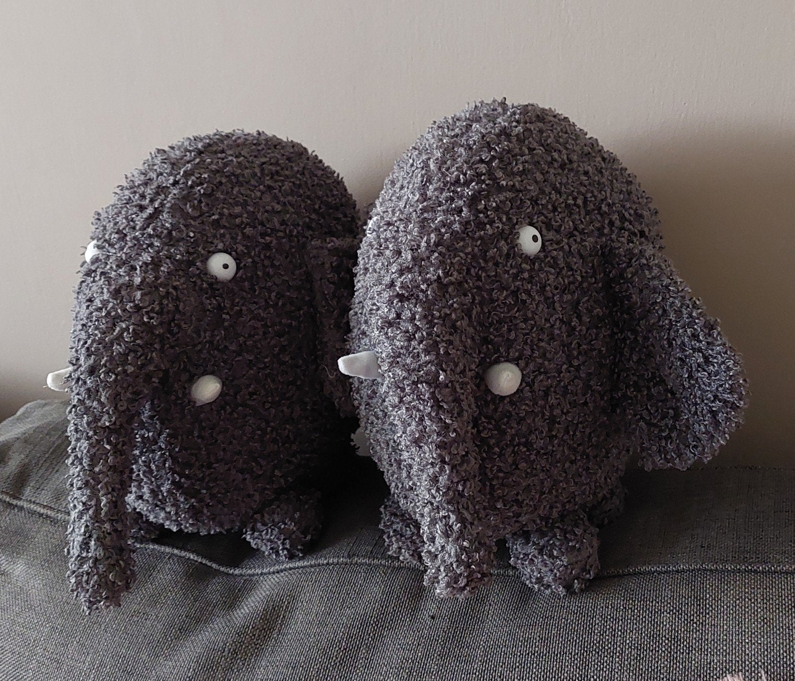 Olli Olifant knuffel - 2 stuks, Overige merken, Overige karakters, Grijs, Ophalen of Verzenden