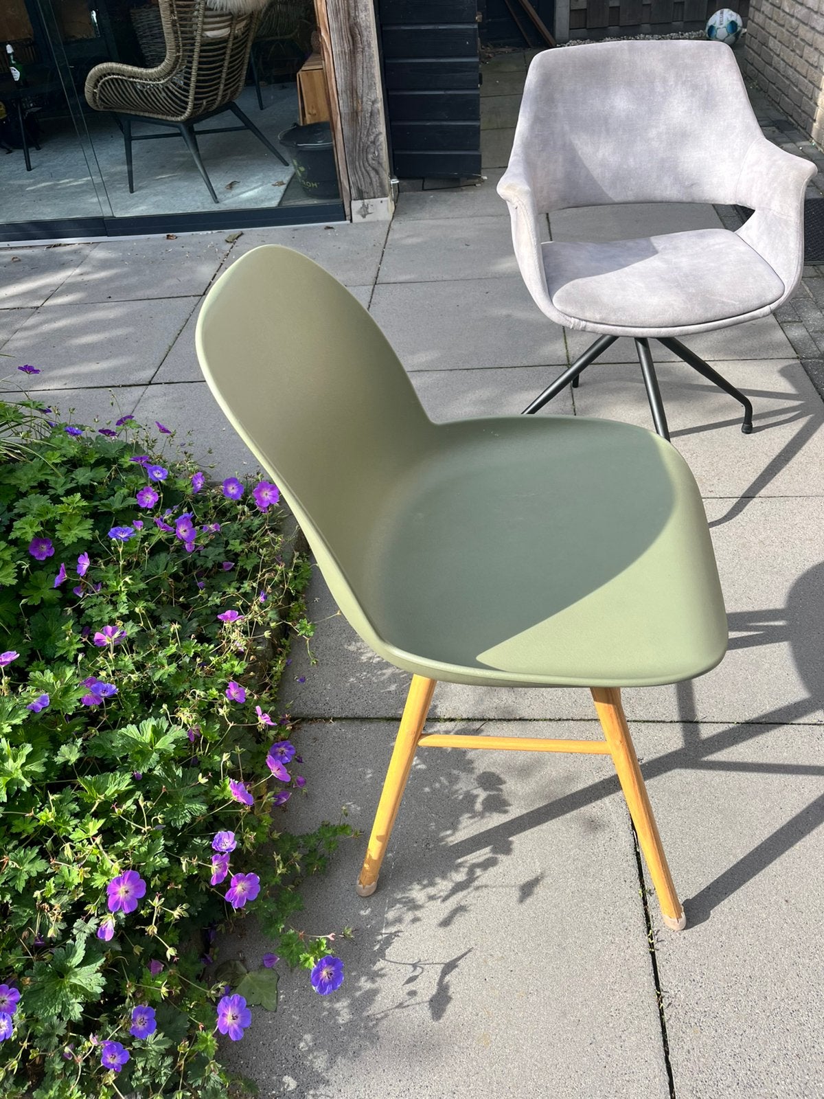 Eetkamerstoelen, Ophalen, Gebruikt, Kunststof, Vier