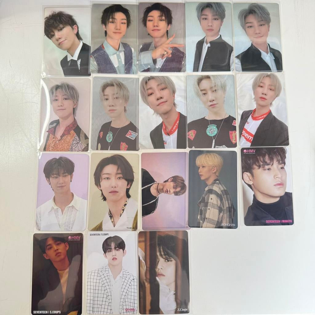 seventeen minghao the8 photocard, Ophalen of Verzenden, Zo goed als nieuw, Aziatisch