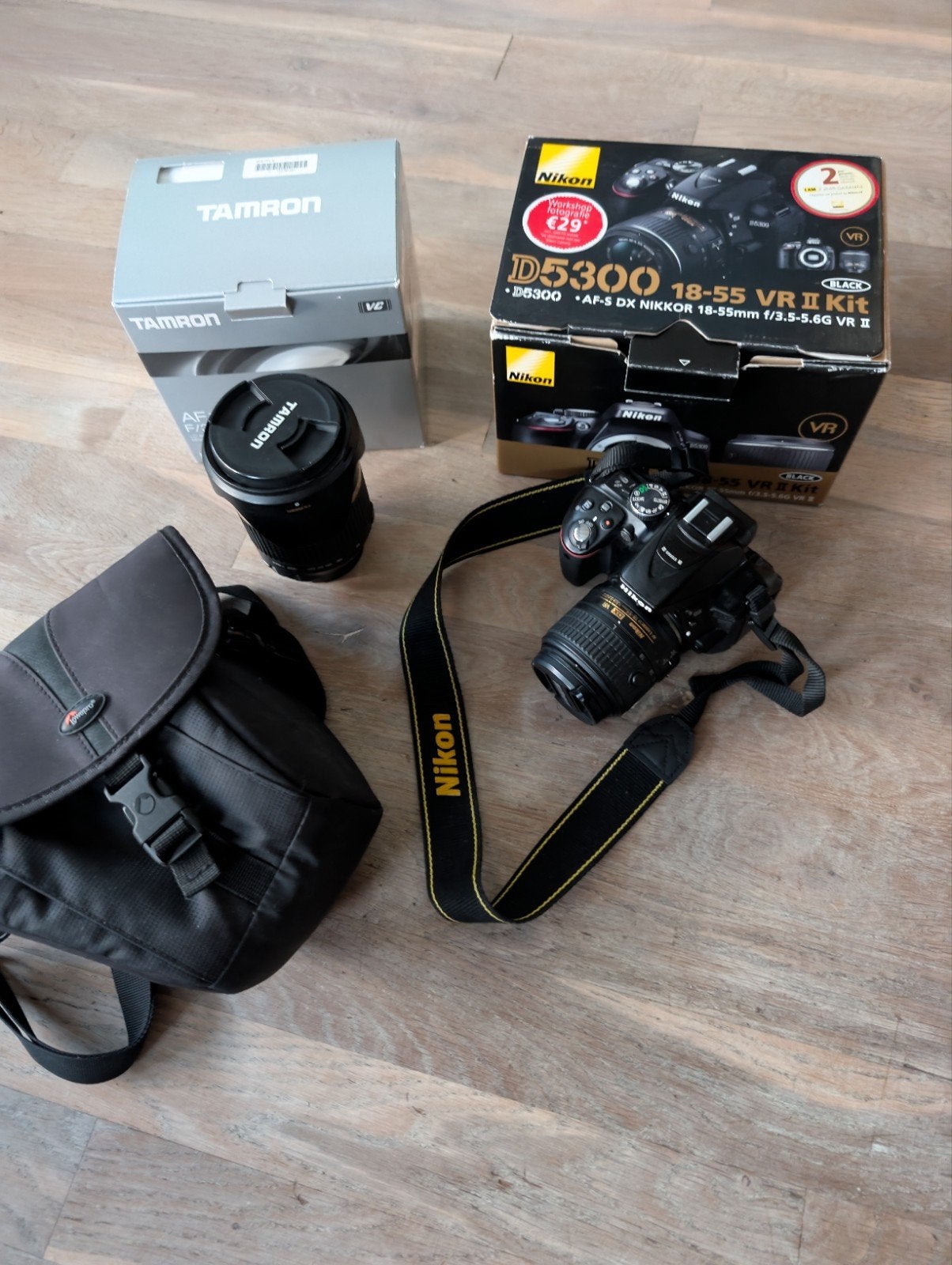 Nikon D5300  met toebehoren, Spiegelreflex, Ophalen of Verzenden, Zo goed als nieuw, Nikon