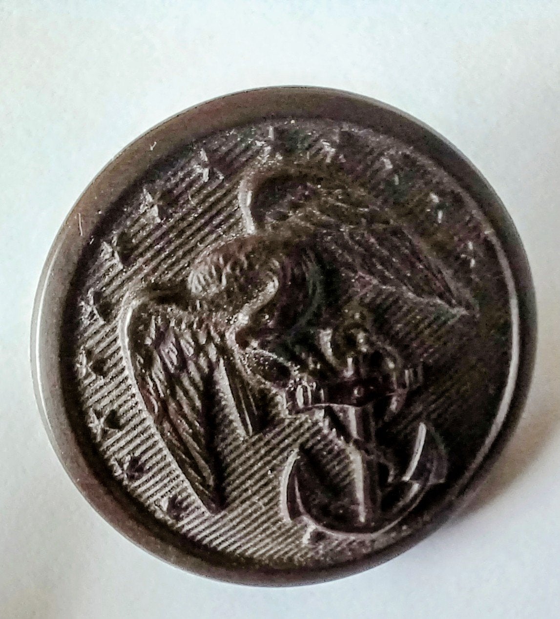 Vintage US Navy Uniformknopen (WOII / Jaren 50) - Set van 9, Ophalen, Marine, Amerika, Overige typen