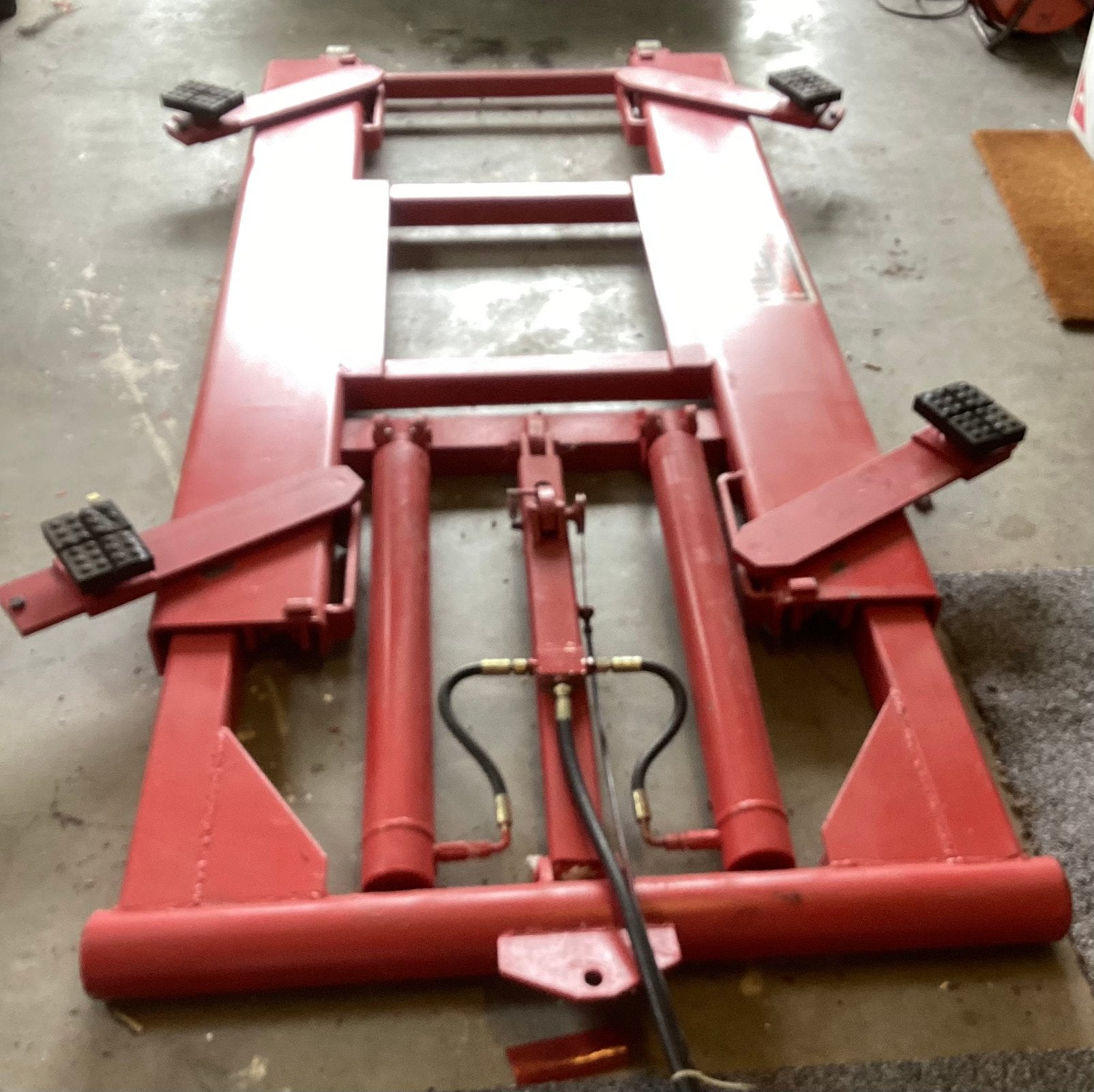 Auto poetsbrug of bandenbrug, hoge hefhoogte van 1,43mtr, Ophalen