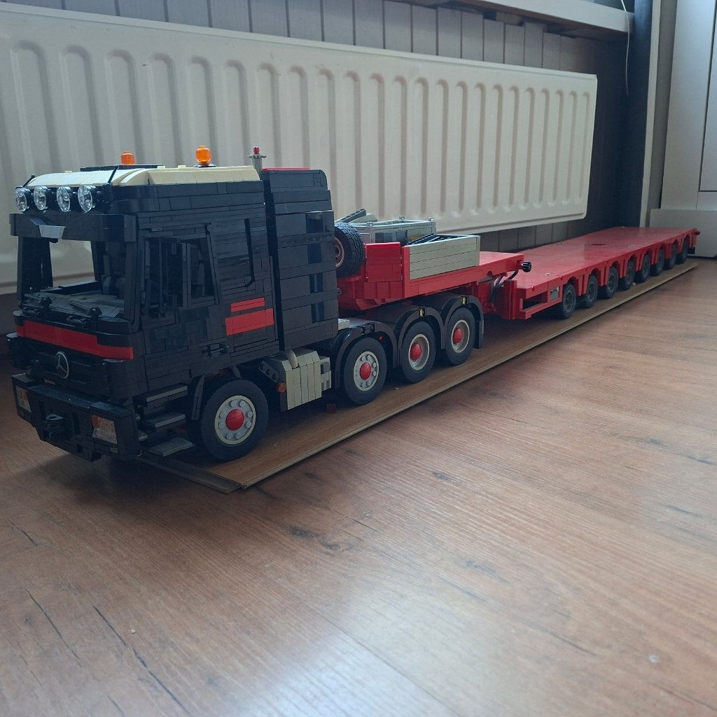 LEGO Technic MOC vrachtwagen met semi dieplader, Gebruikt, Groter dan 1:32, Truck, Ophalen