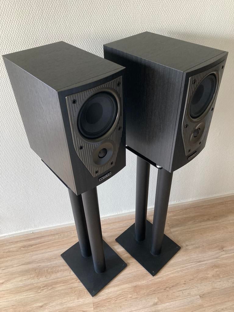 Mission M71 monitor luidsprekers, Zo goed als nieuw, 60 tot 120 watt, Front, Rear of Stereo speakers, Ophalen