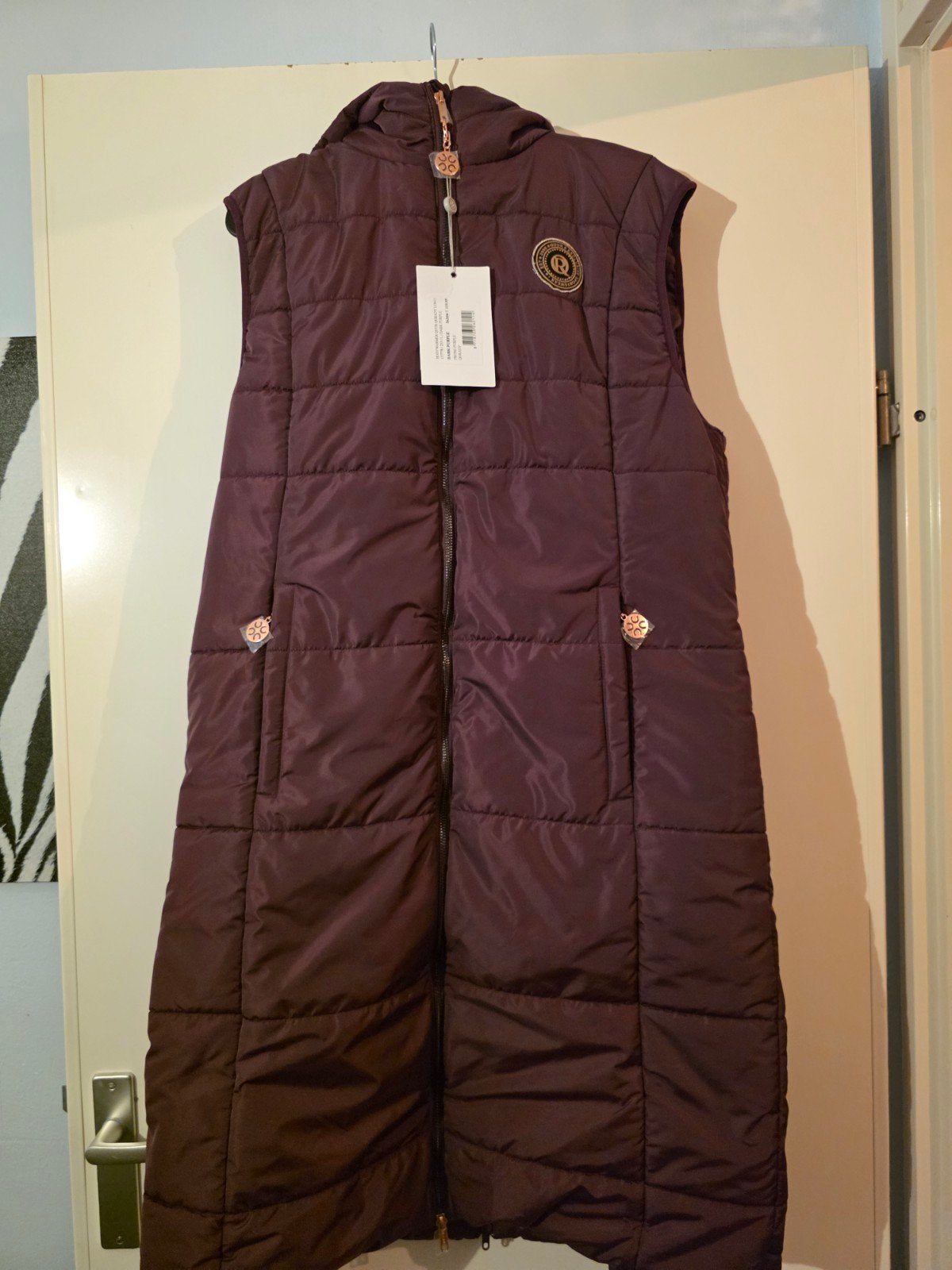 QUUR Bodywarmer QGRADY LONG - Maat L - Nieuw met kaartje, Paars, Maat 42/44 (L), Nieuw, Ophalen