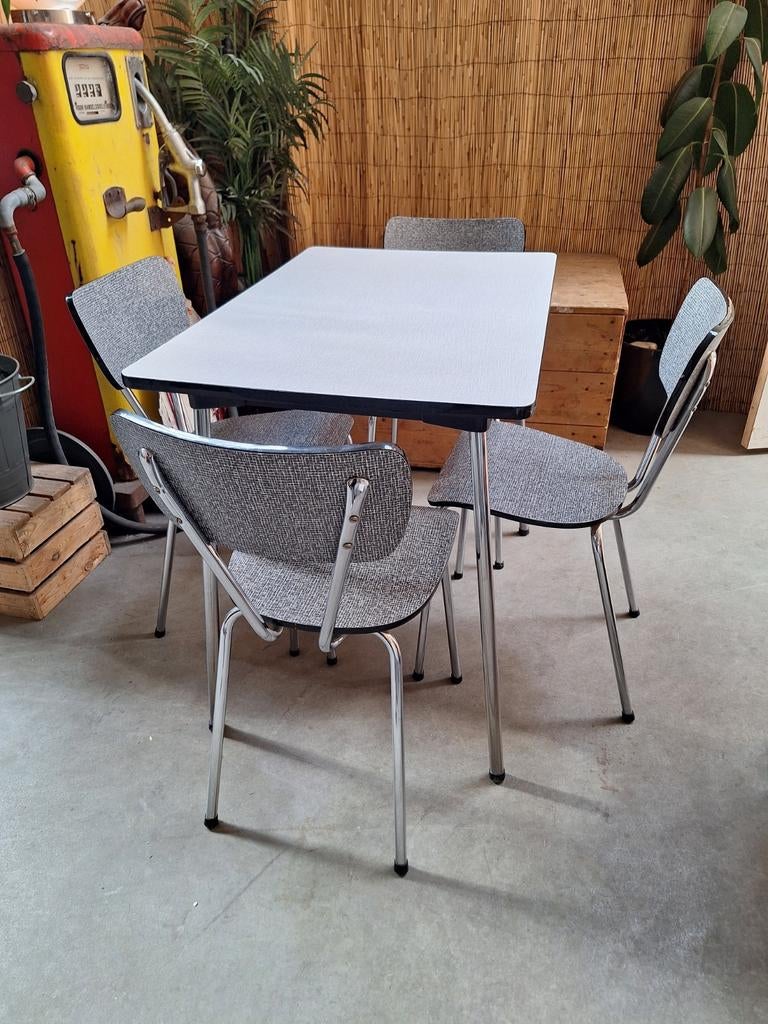Vintage eetkamer set, Ophalen, Gebruikt