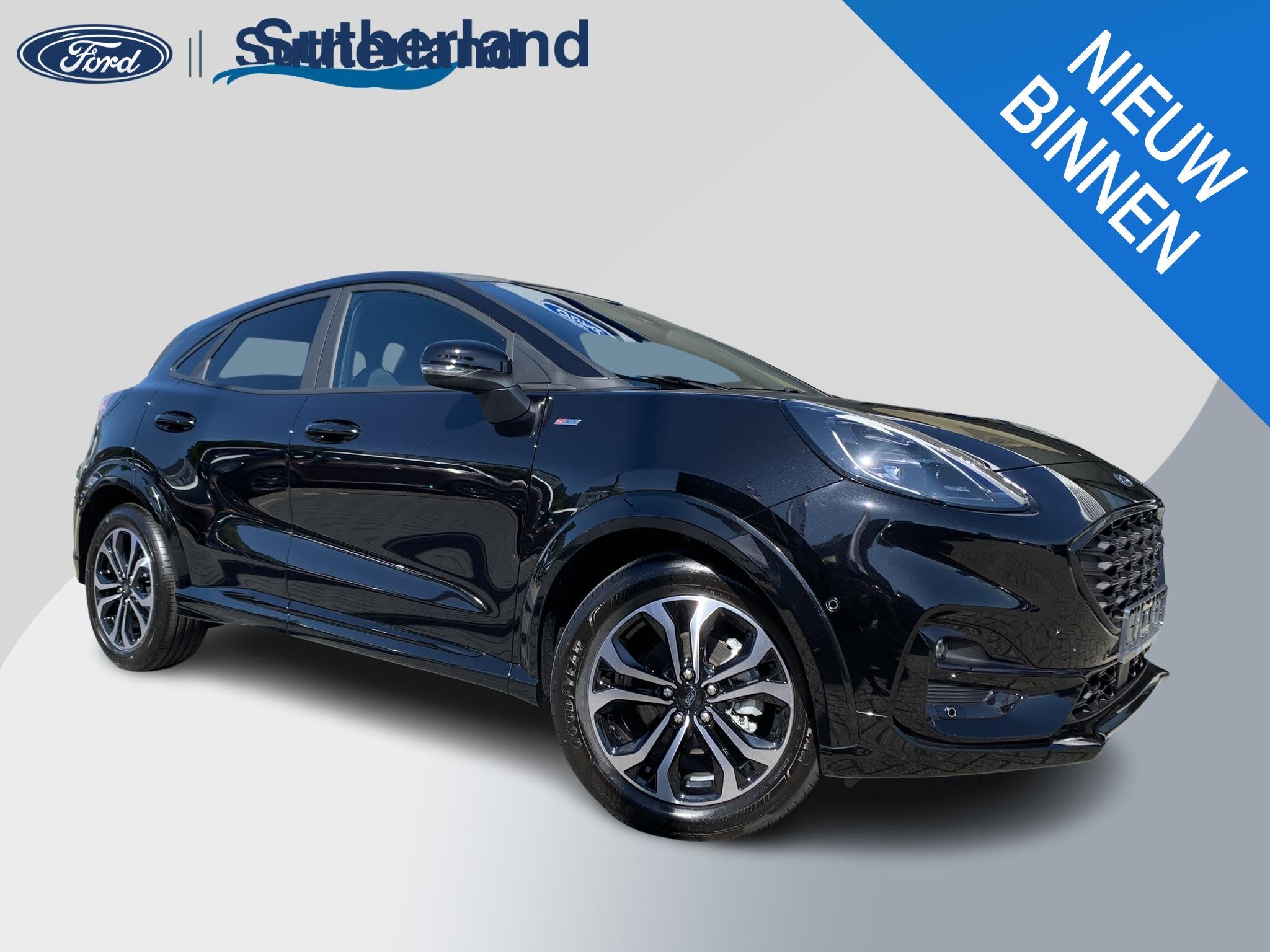 Ford Puma 1.0 EcoBoost Hybrid ST-Line 125 PK | Adaptieve Cru, Auto's, Voorwielaandrijving, Euro 6, Zwart, Origineel Nederlands