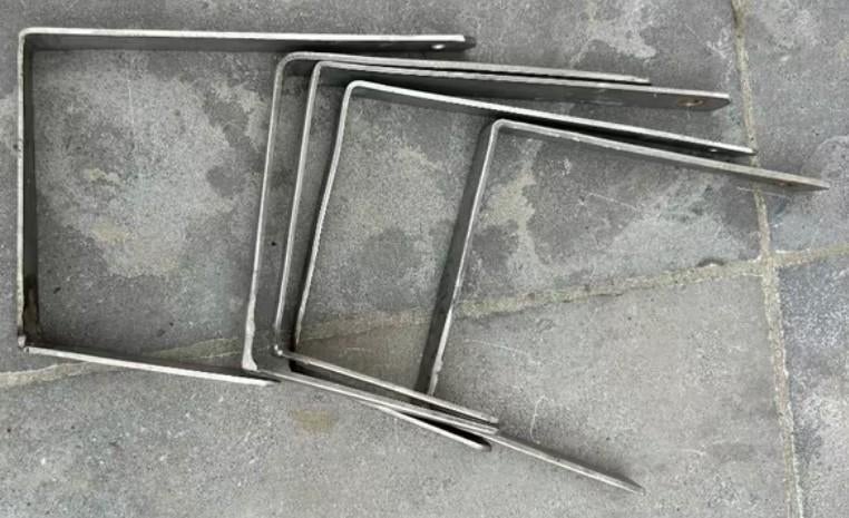 RVS roestvrij stalen plantenbak beugels, Tuin en Terras, Bloembakken en Plantenbakken, Ophalen, Metaal