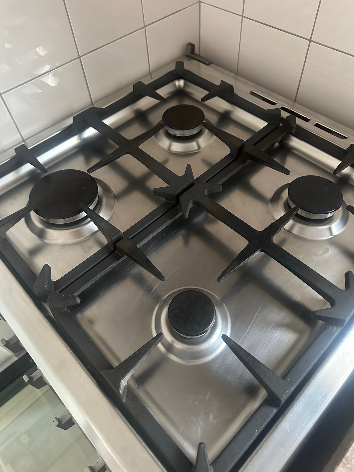 Keuken 3.10 met gasfornuis en oven, Ophalen, Gebruikt, 60 cm of meer, 4 kookzones