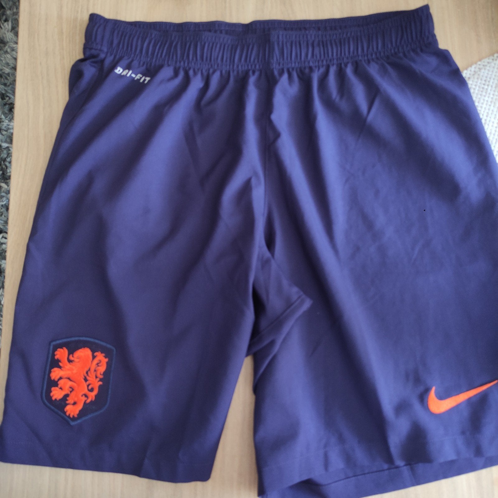 Blauw/ oranje Nike short, Ophalen of Verzenden, Nieuw, Blauw, Voetbal