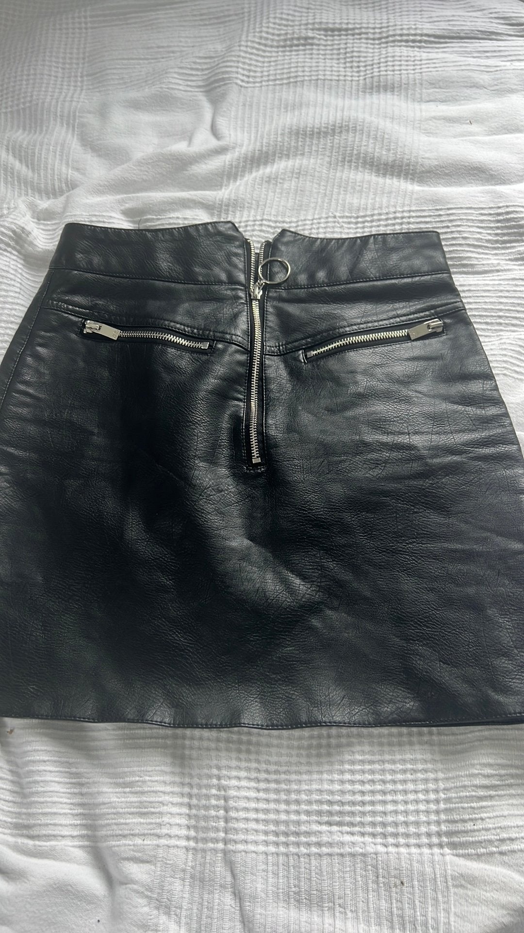 Seven Sisters (nep) leren rokje S, Kleding | Dames, Rokken, Zwart, Nieuw, Ophalen of Verzenden, Maat 36 (S)