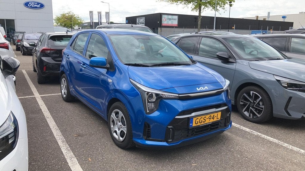 Kia Picanto 1.0 DPI DynamicLine 5p. | NIEUW MODEL | SPORTY B, Auto's, Kia, 12 maanden, Stof, Euro 6, Blauw
