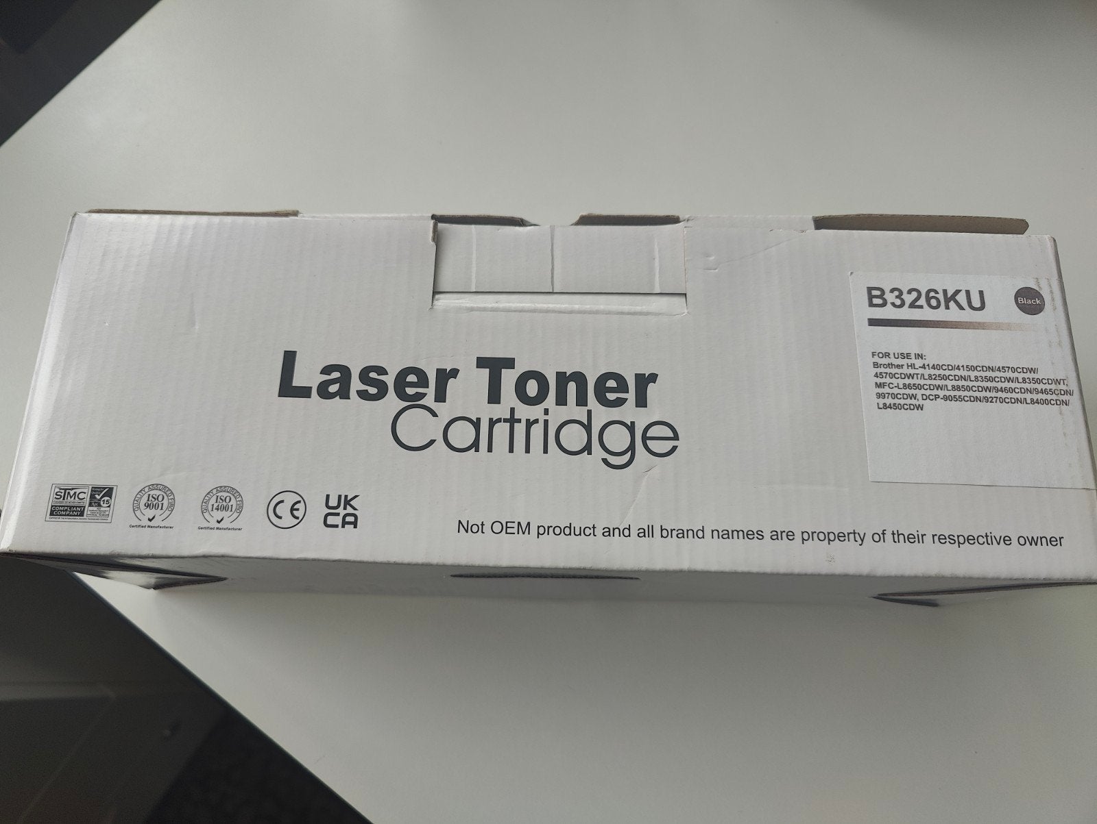 B326KU Zwarte Laser Toner Cartridge voor Brother Printers, Ophalen of Verzenden, Nieuw, Toner, Brother (compatibel)