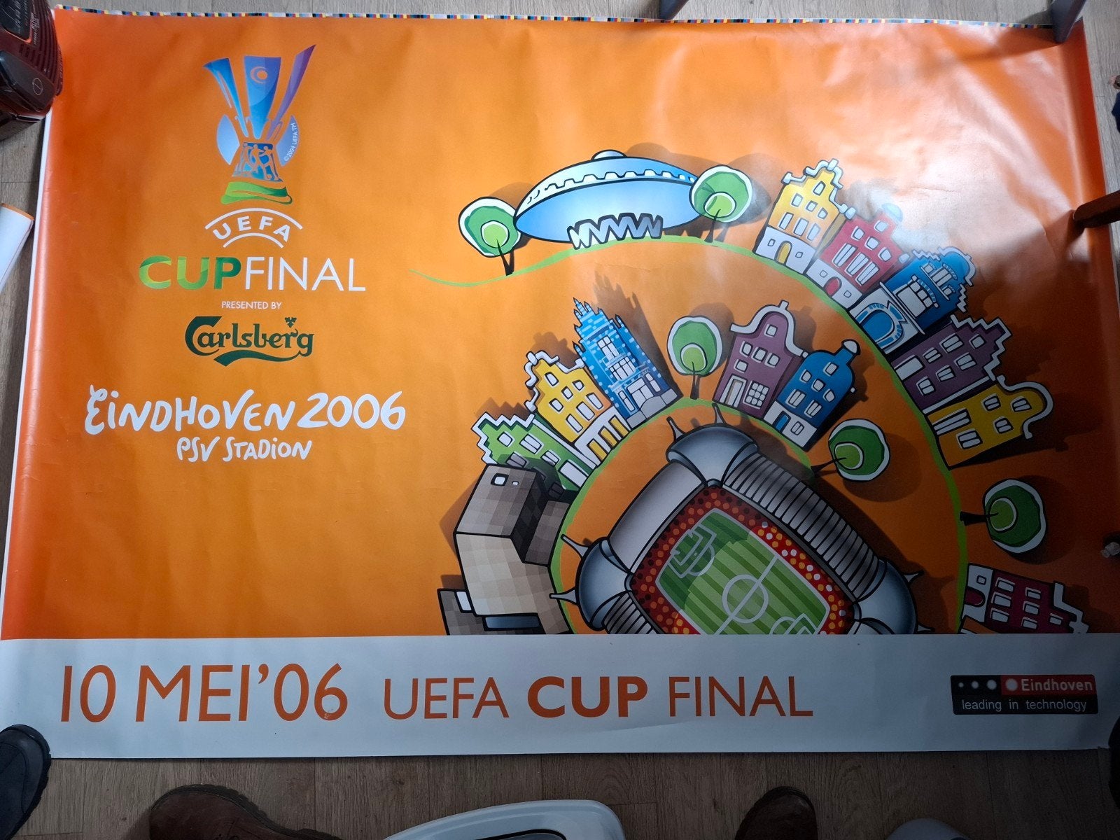 Set van 2 UEFA Cup Final 2006 petten, Adidas / Onbekend, Pet, Gedragen, One size fits all