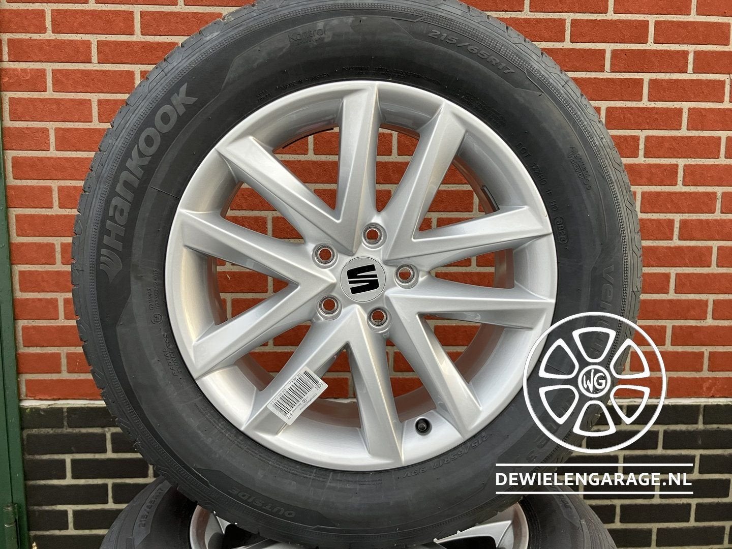 Seat Tarraco Velgen + Banden NIEUW Origineel 5x112 Hankook T, 215 mm, -, -, Banden en Velgen