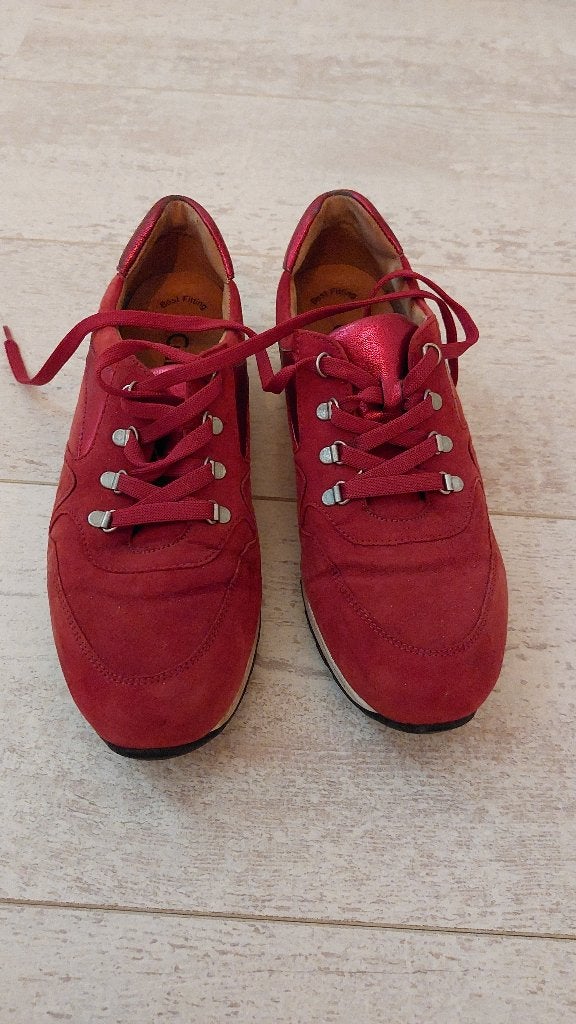 Rode Gabor schoenen maat 38, Gabor, Ophalen of Verzenden, Rood, Sneakers of Gympen