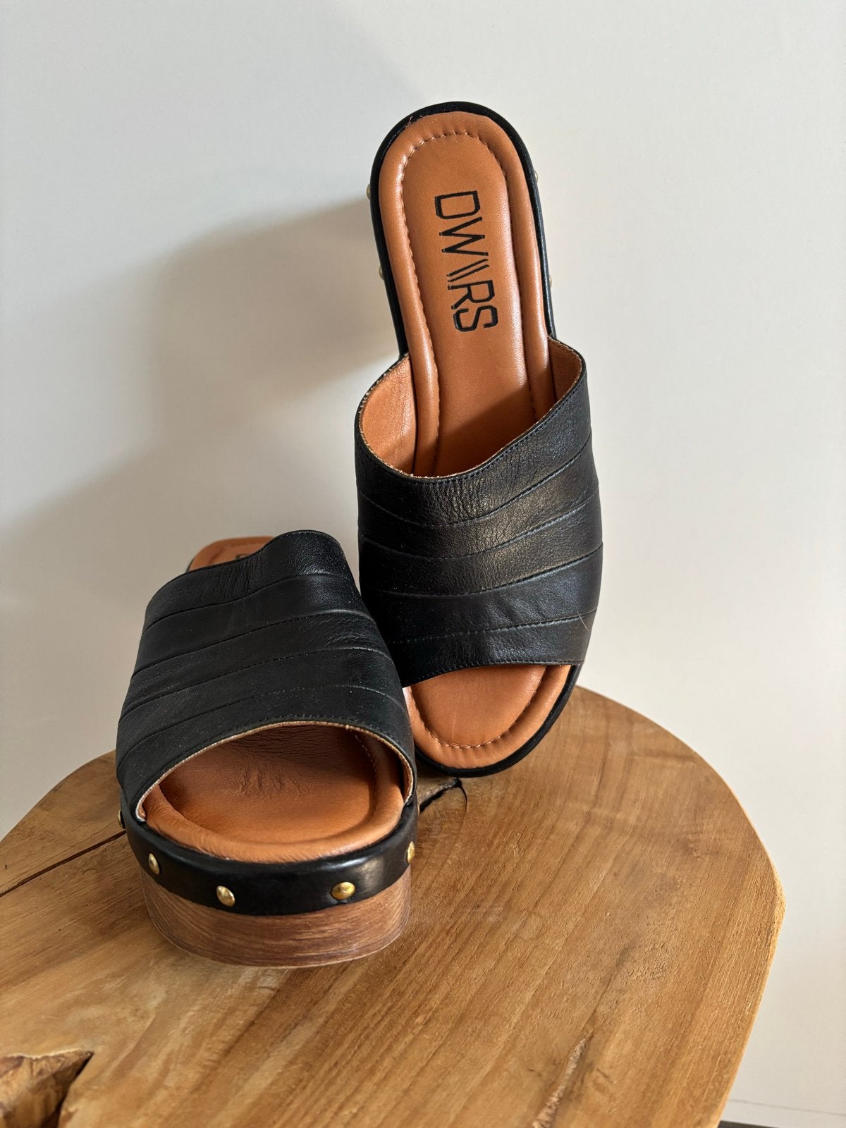 Nieuwe DWRS muiltjes maat 40, Ophalen of Verzenden, Nieuw, Zwart, Sandalen of Muiltjes