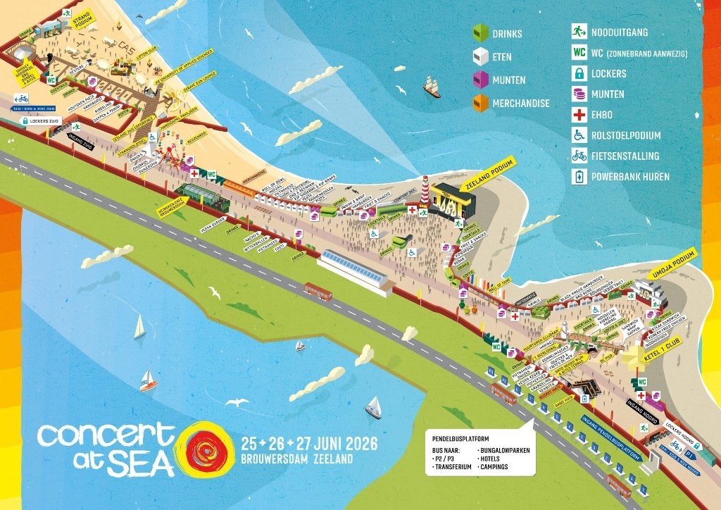 Concert at SEA 2026 Tickets - Zaterdag 27 Juni, Tickets en Kaartjes, Drie personen of meer, Meerdaags