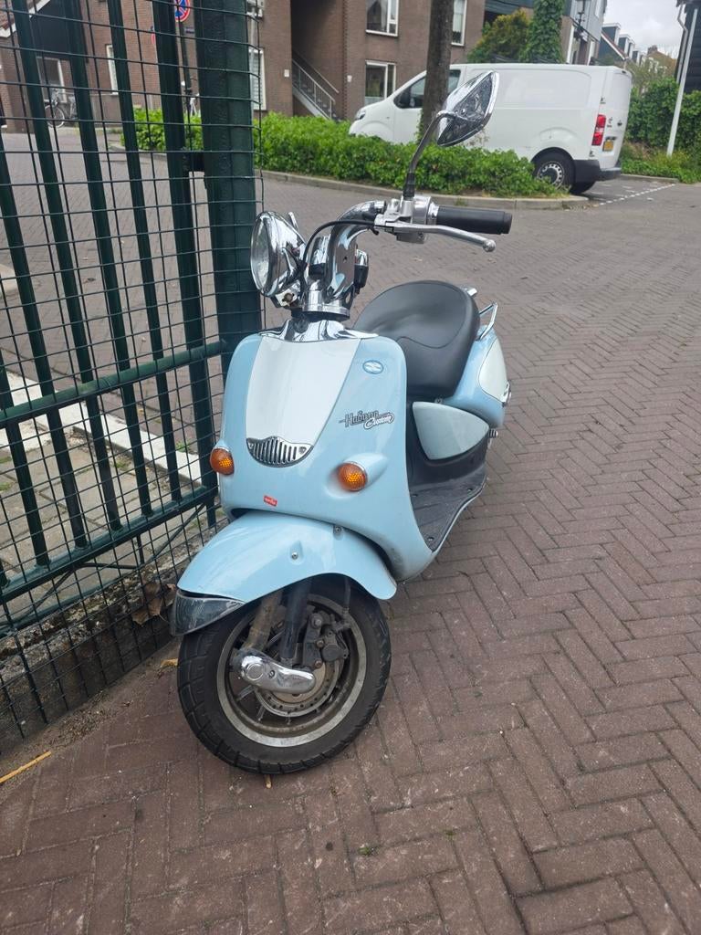 Aprilia Habana Custom - Leuke 2-takt retro brommer, Fietsen en Brommers, Scooters | Aprilia, Tweetakt, Gebruikt, Maximaal 45 km/u