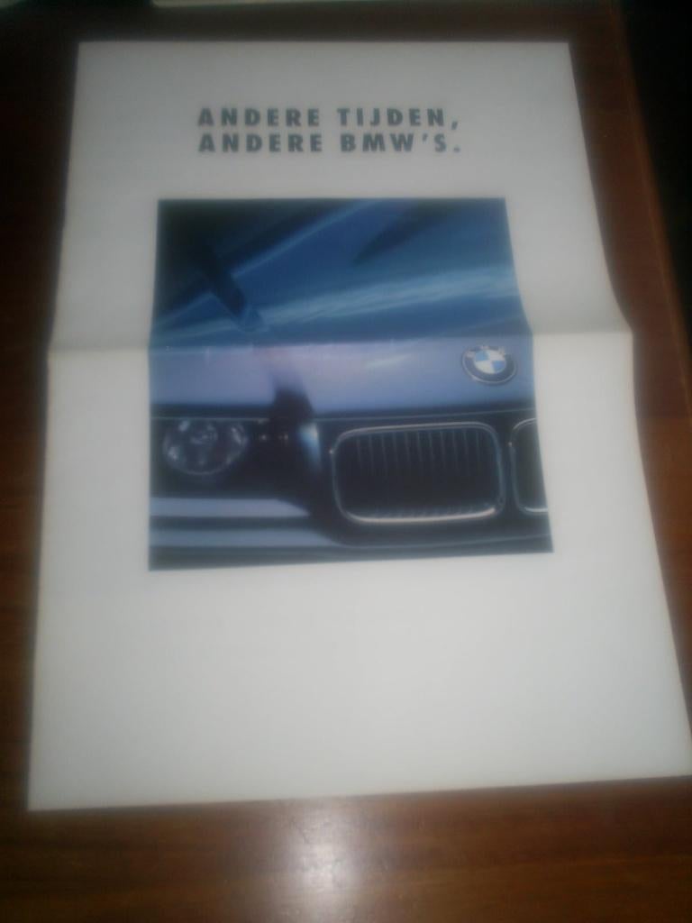 BMW 3 en 5 Serie Andere tijden 1990 12 pag., Verzenden, Zo goed als nieuw, BMW