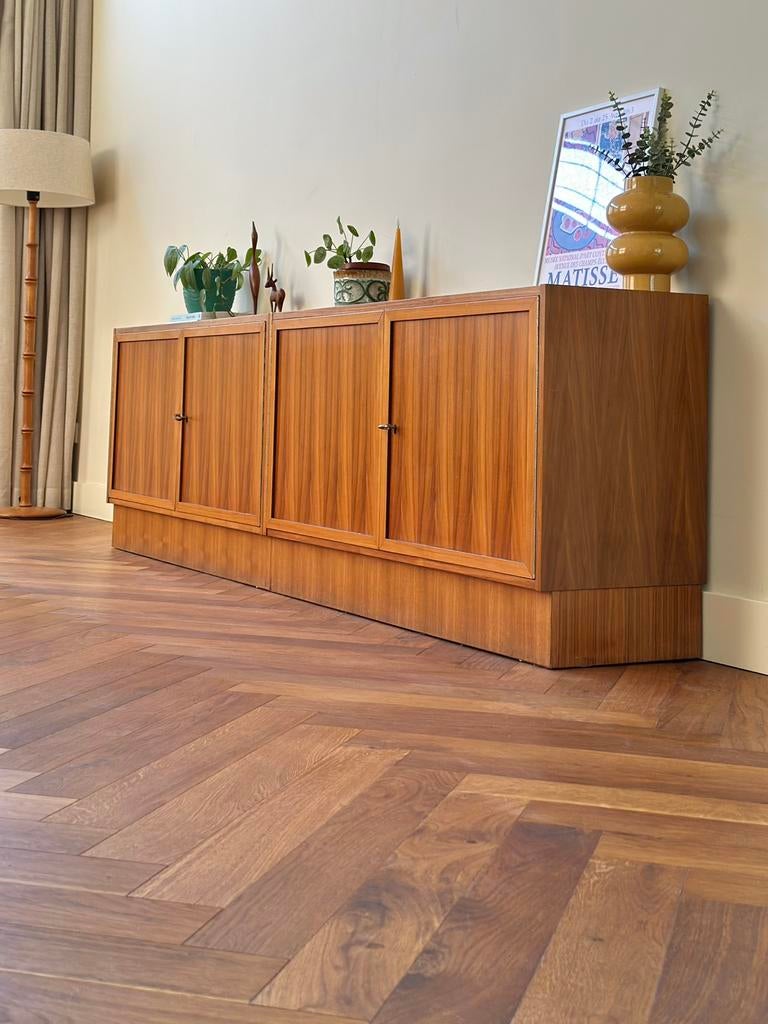Vintage dressoir sideboard teak hout jaren 50/60/70, Ophalen, 50 tot 100 cm, 25 tot 50 cm, Gebruikt