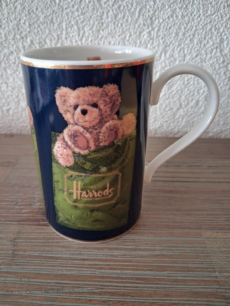 Mooie mok Harrods teddybeer, Ophalen of Verzenden