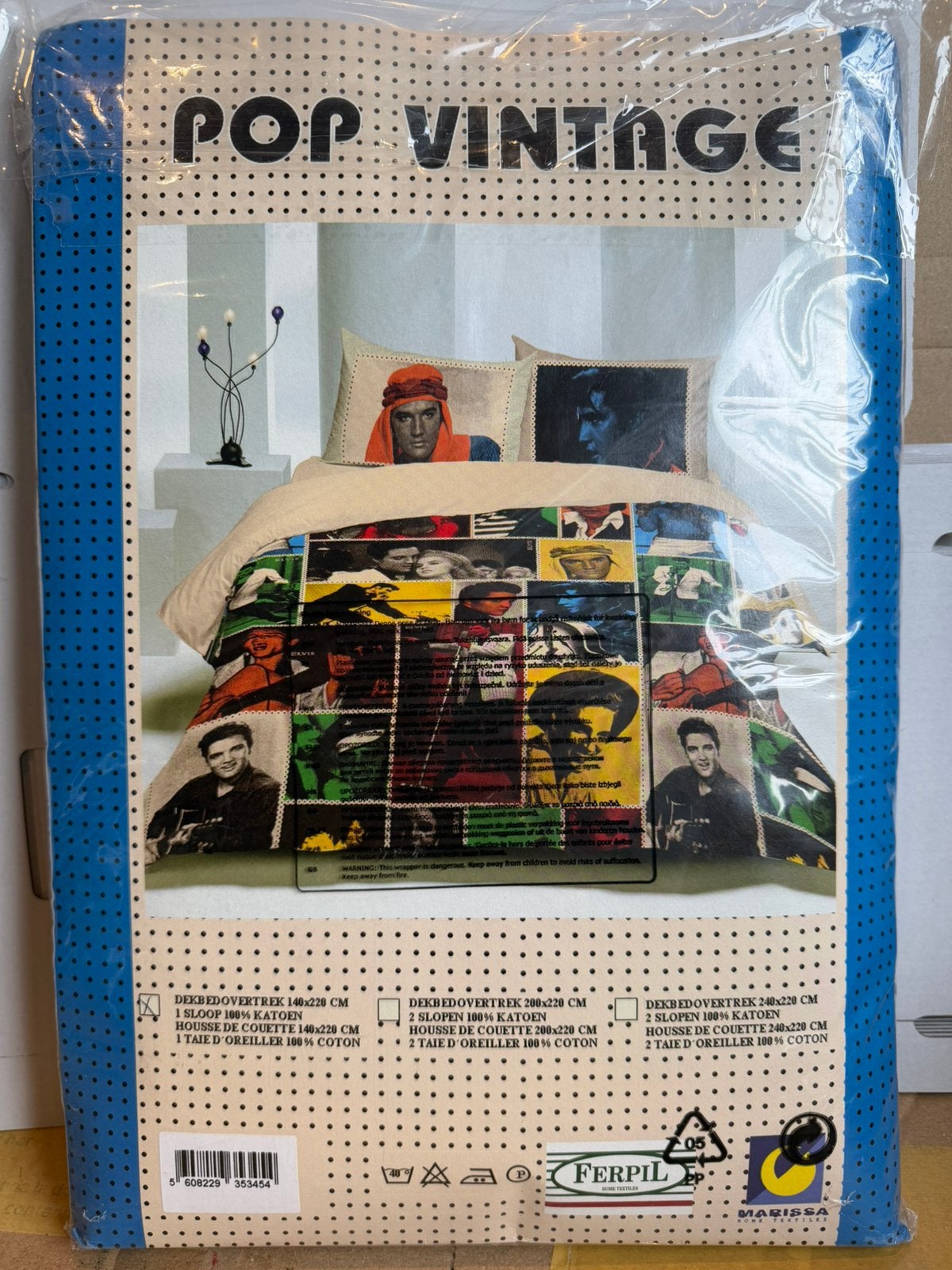 Elvis Presley -Dekbedovertrek-  1-persoons, Verzenden, Nieuw, Eenpersoons, Dekbedovertrek