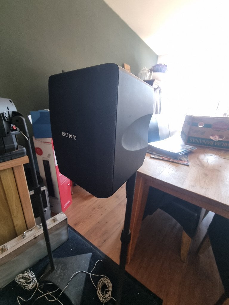 Speakers + standaard, Ophalen, Gebruikt, Minder dan 60 watt, Sony