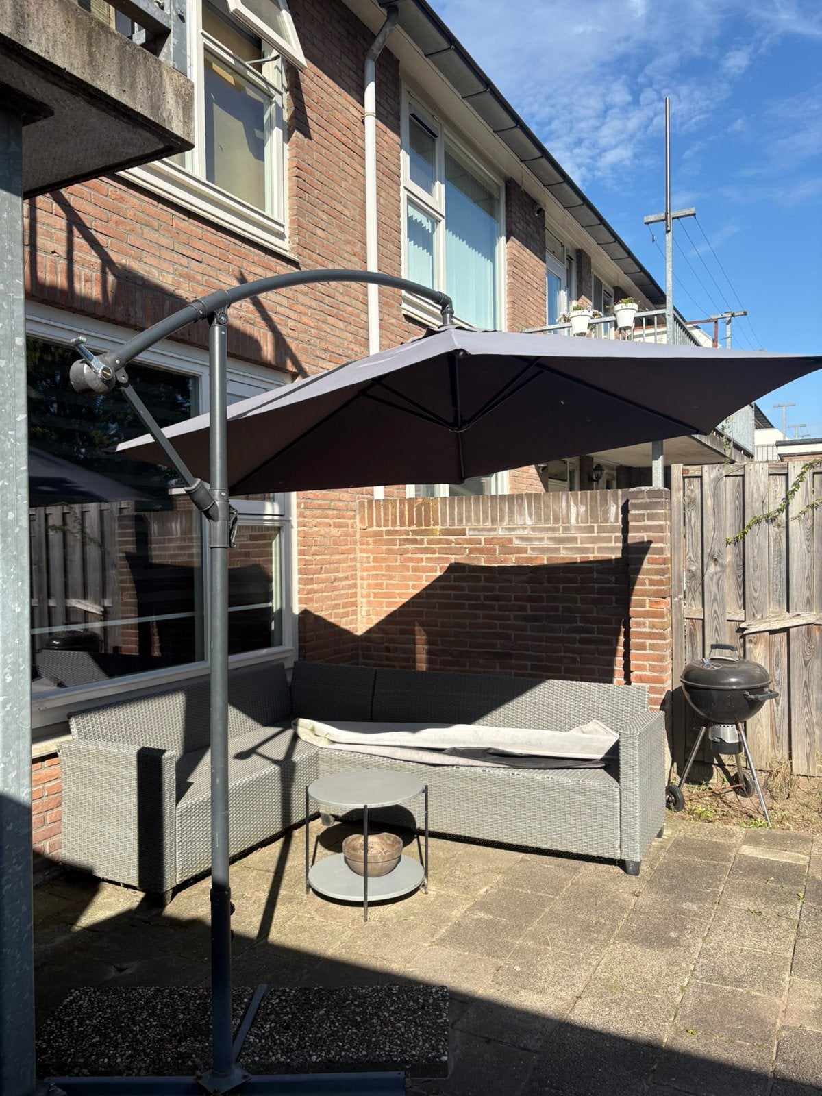 Zweef parasol, Ophalen, Gebruikt, 2 tot 3 meter, Zweefparasol