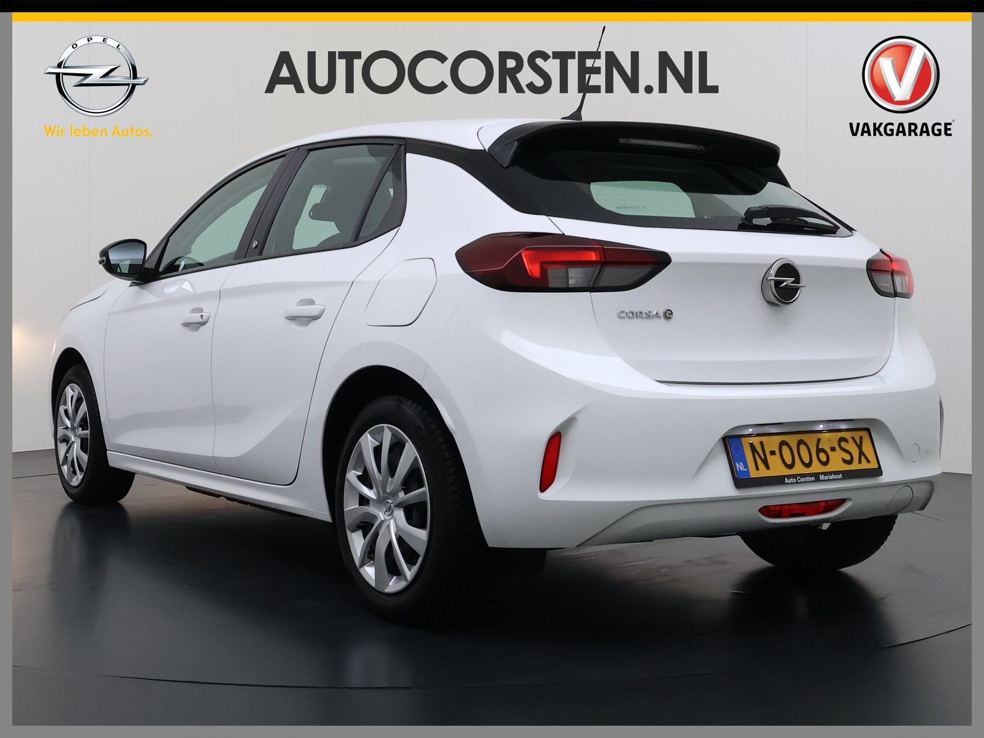 Opel CORSA-E 5Drs 136PK Automaat Warmtepomp Apple Carplay An, Auto's, Gebruikt, Zwart, 24 min, Wit