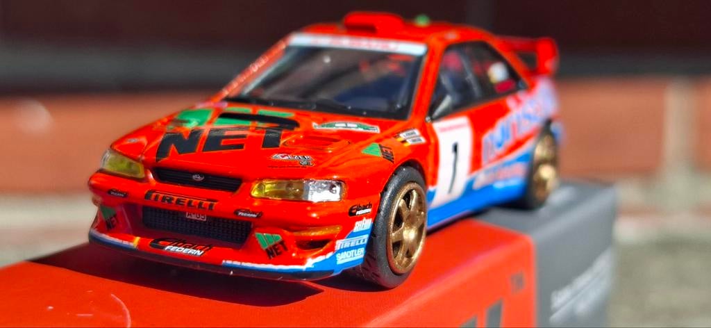 Subaru Impreza WRC ARMIN KREMER  Mini GT, Ophalen of Verzenden, Auto